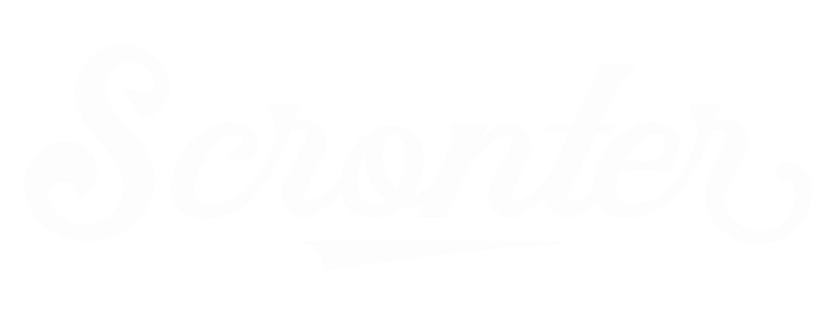 Logo caligráfico Scronter